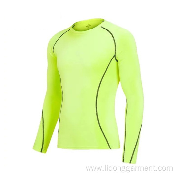 Wholesale Long Sleeve Quick Dry Gym Running T-shirt